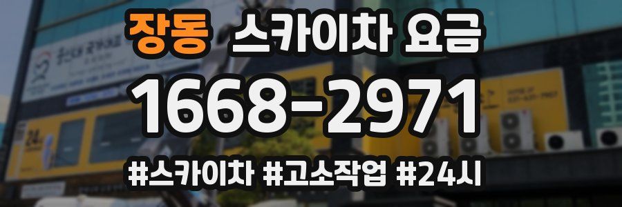 장동 스카이차 요금