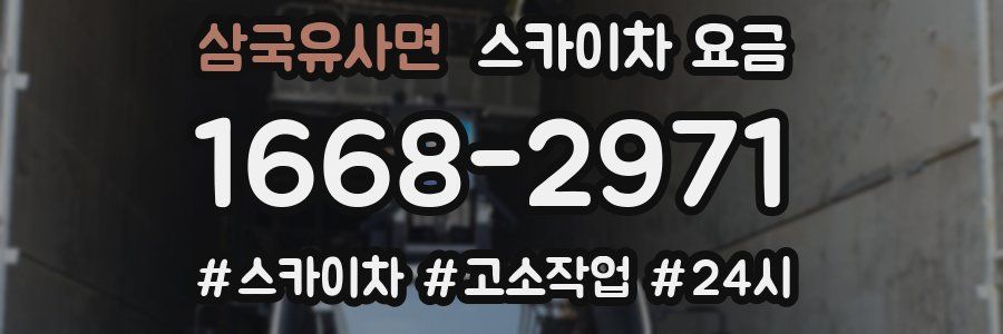 삼국유사면 스카이차 요금