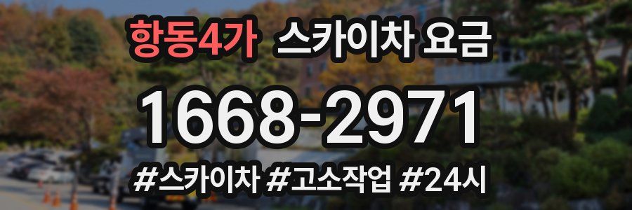 항동4가 스카이차 요금