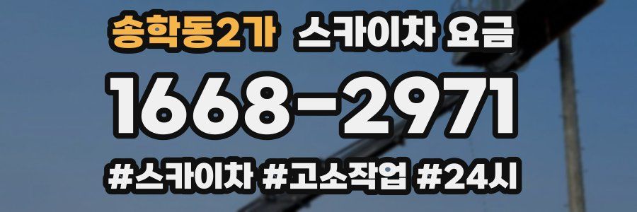 송학동2가 스카이차 요금