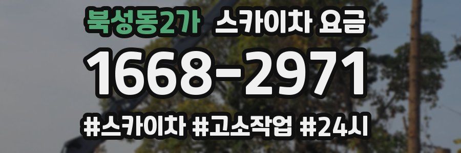 북성동2가 스카이차 요금