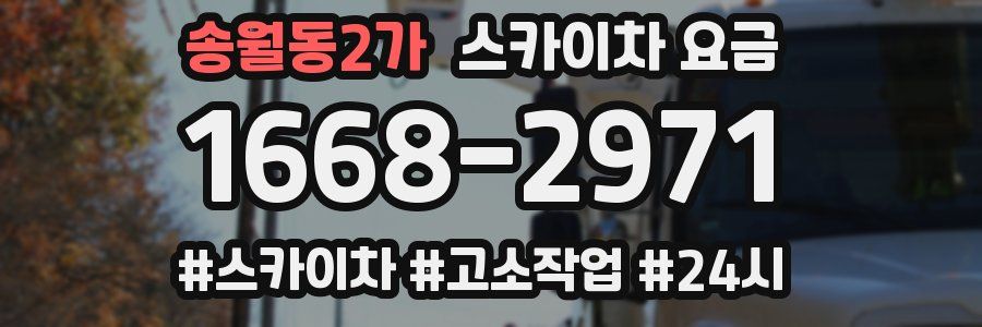 송월동2가 스카이차 요금