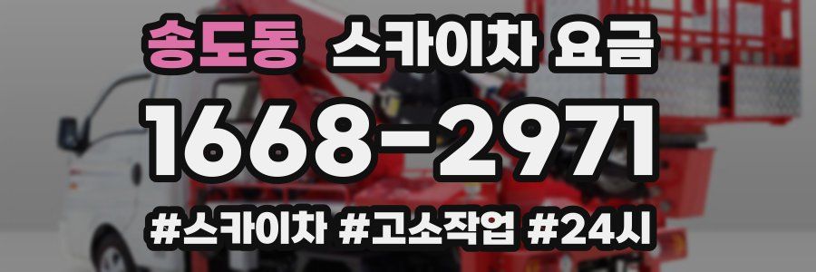 송도동 스카이차 요금