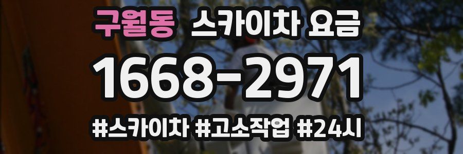 구월동 스카이차 요금