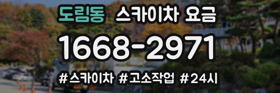 도림동 스카이차 요금