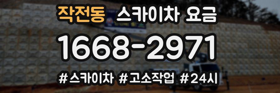 작전동 스카이차 요금