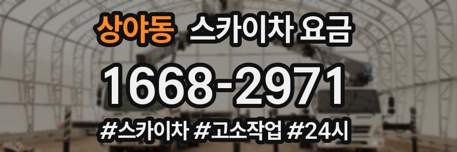 상야동 스카이차 요금