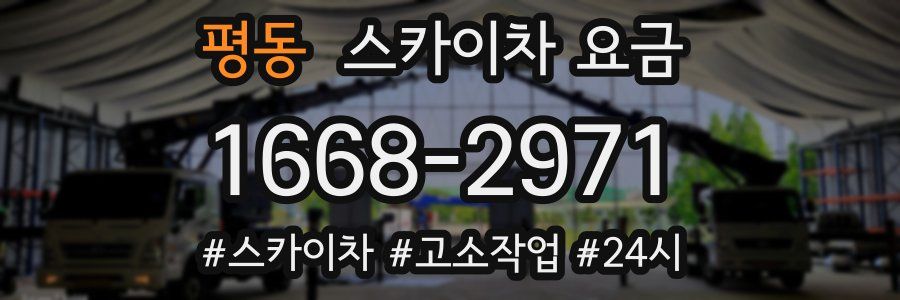 평동 스카이차 요금