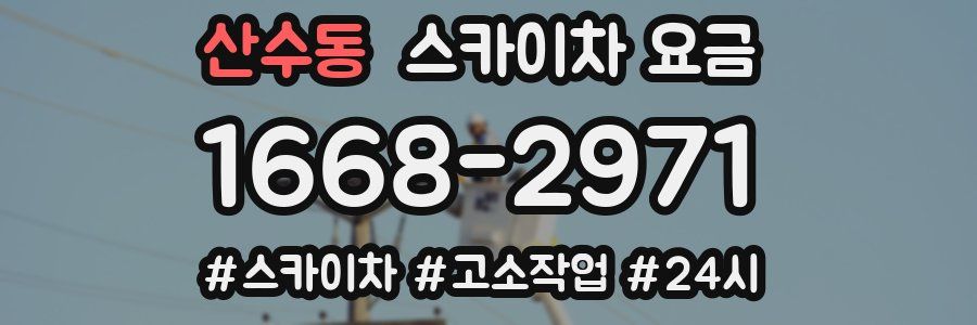 산수동 스카이차 요금