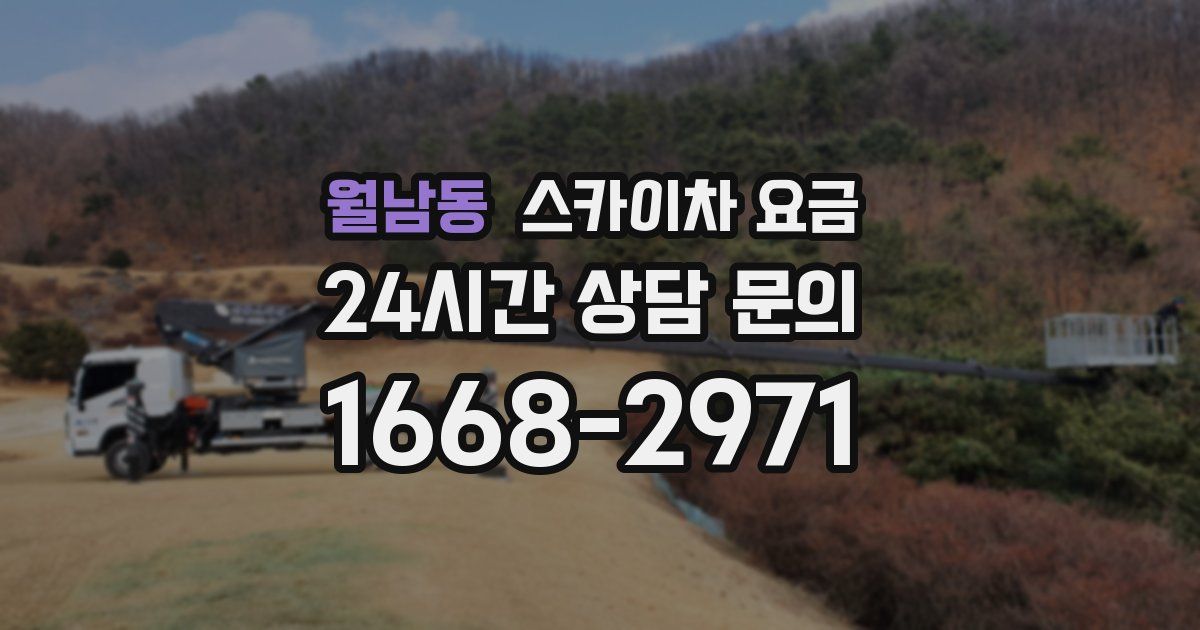 월남동 스카이차 요금