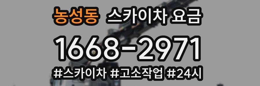 농성동 스카이차 요금