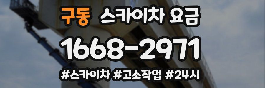 구동 스카이차 요금