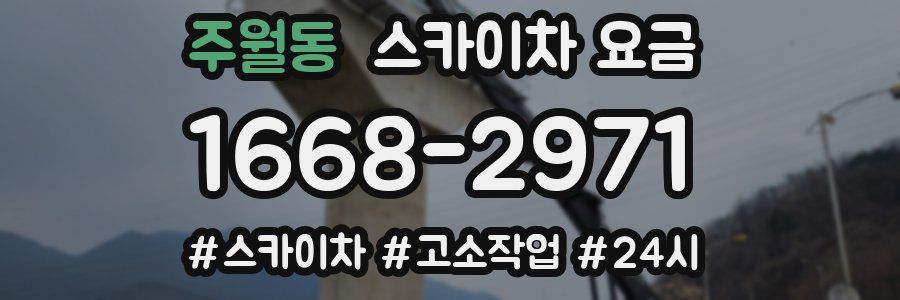 주월동 스카이차 요금