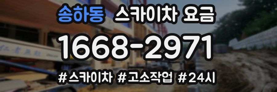 송하동 스카이차 요금