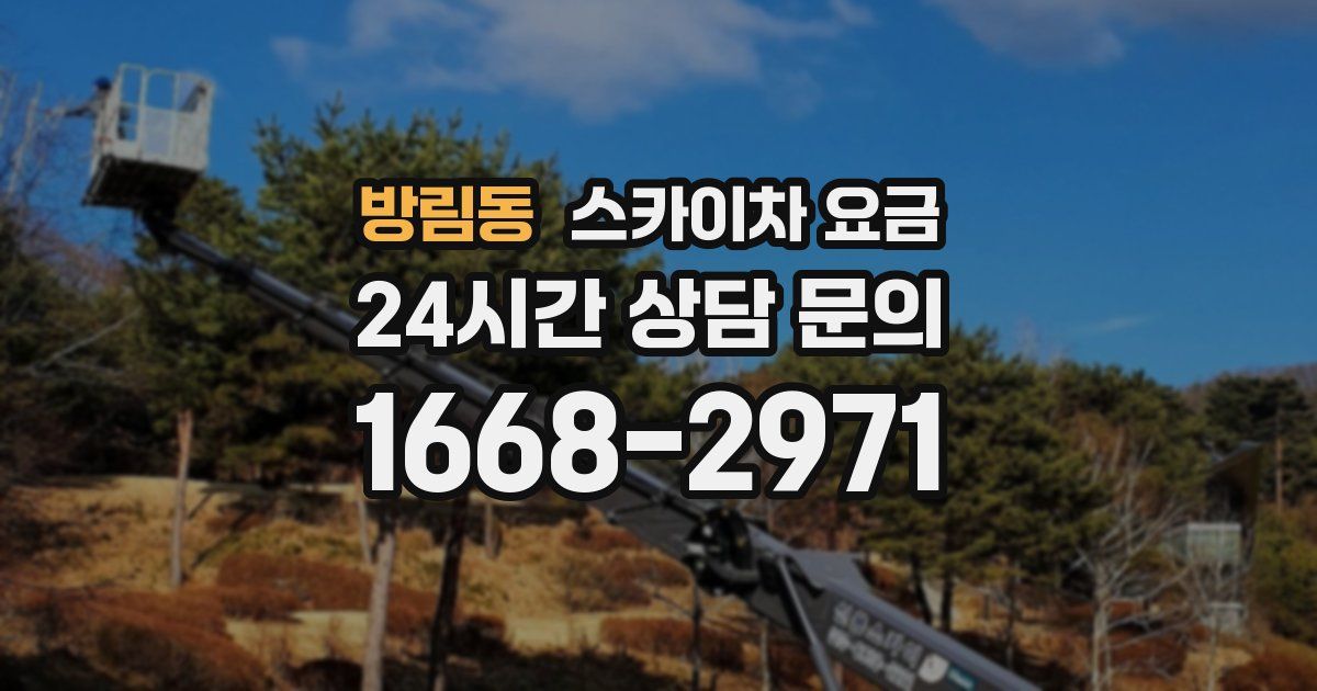 방림동 스카이차 요금