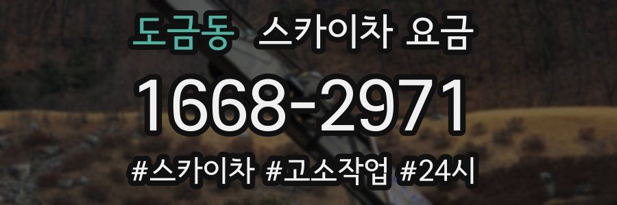 도금동 스카이차 요금