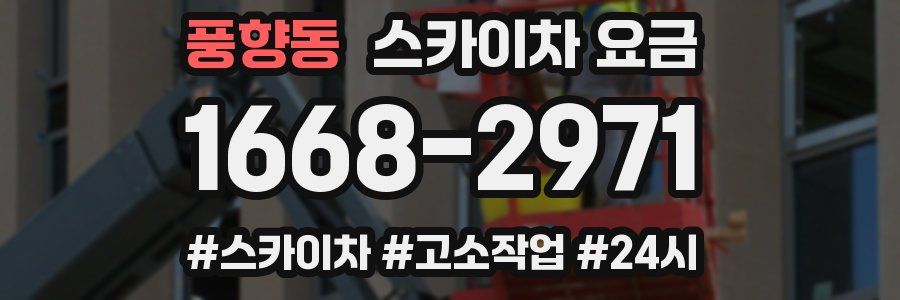 풍향동 스카이차 요금