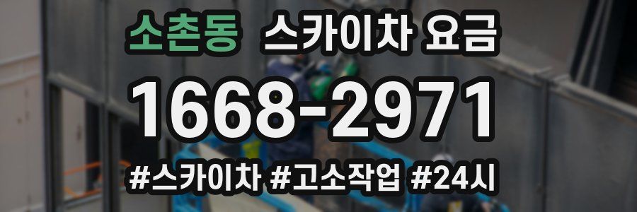 소촌동 스카이차 요금