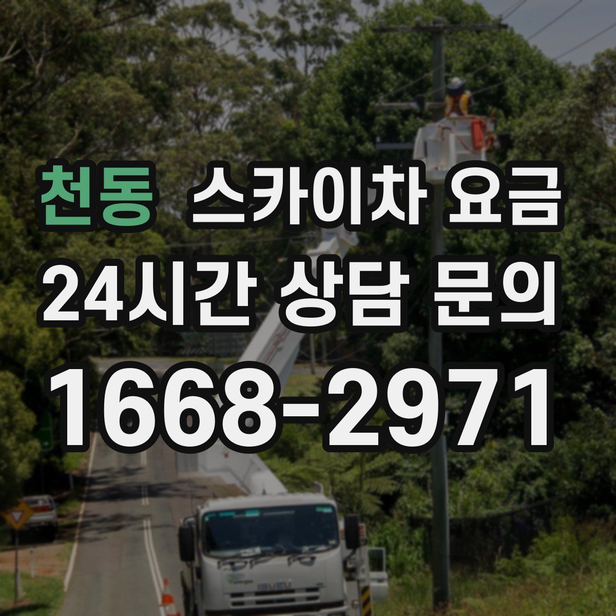 천동 스카이차 요금