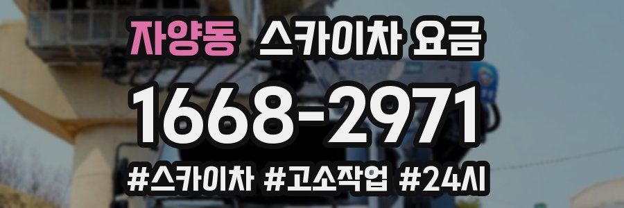 자양동 스카이차 요금