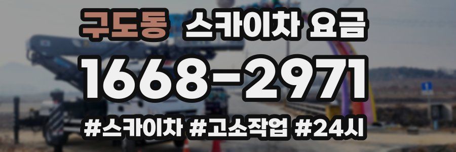 구도동 스카이차 요금