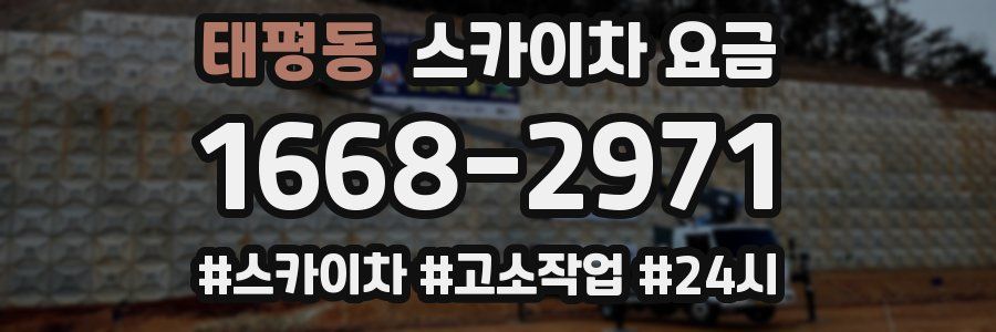 태평동 스카이차 요금