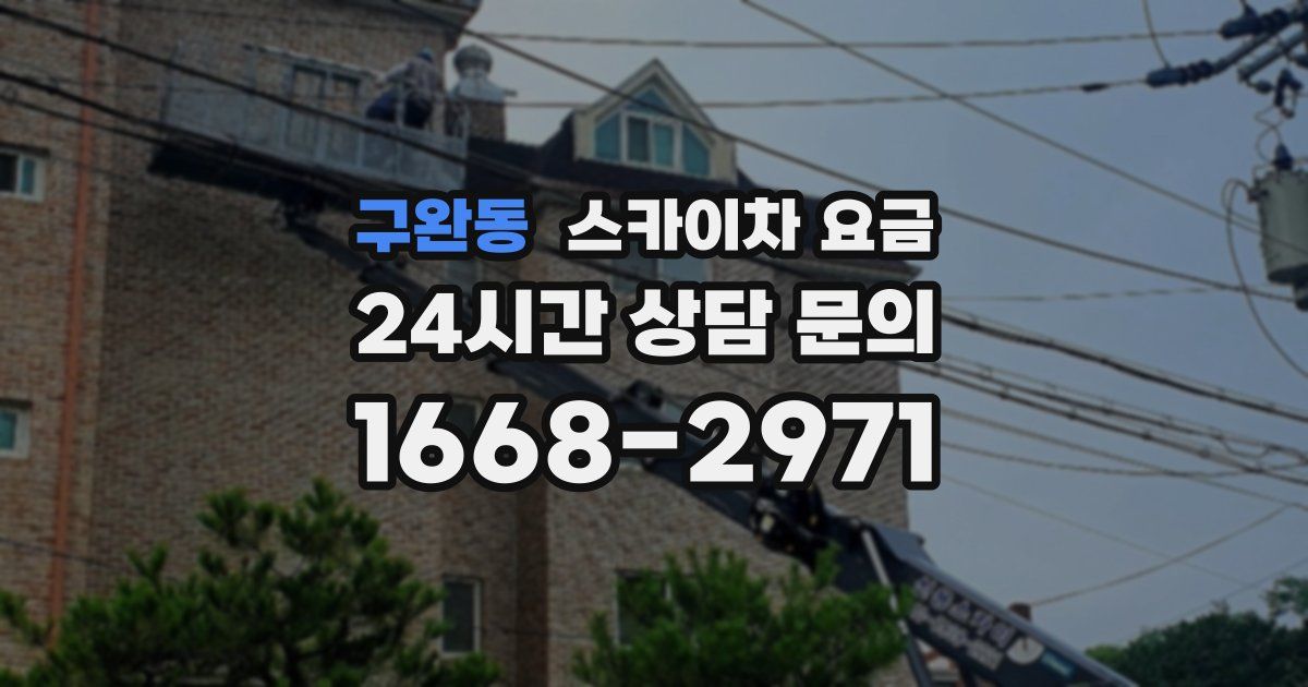 구완동 스카이차 요금