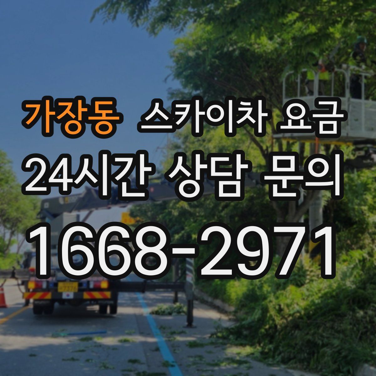 가장동 스카이차 요금