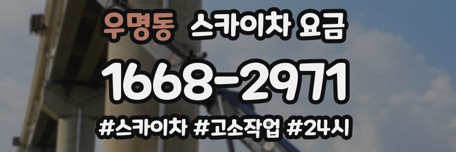 우명동 스카이차 요금