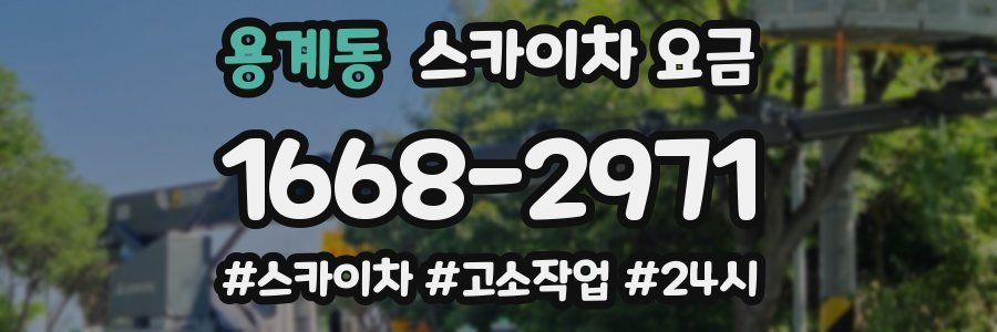 용계동 스카이차 요금