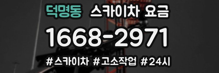 덕명동 스카이차 요금