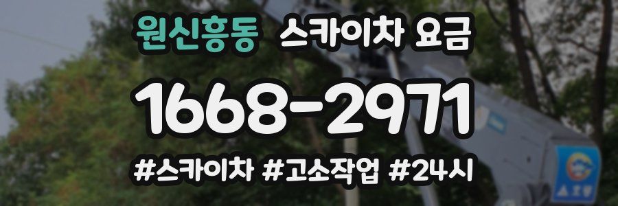원신흥동 스카이차 요금
