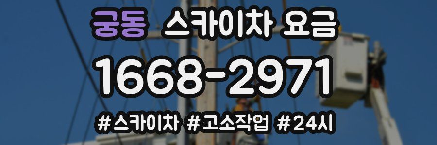 궁동 스카이차 요금