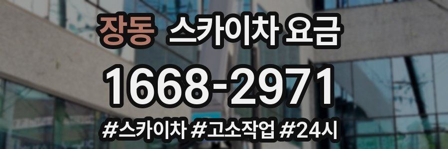 장동 스카이차 요금