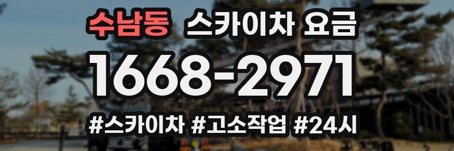 수남동 스카이차 요금