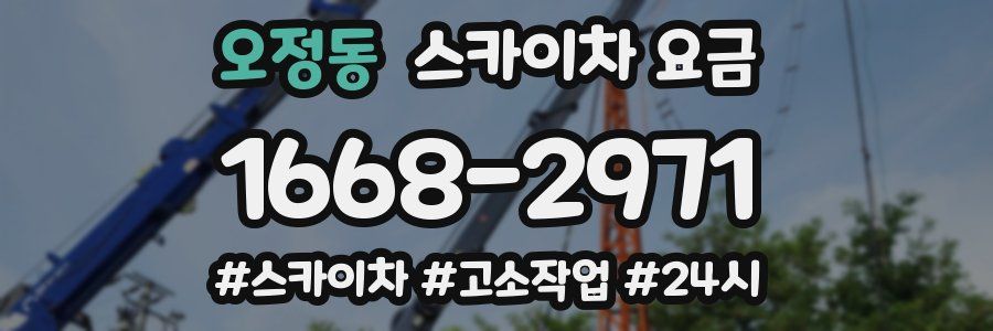 오정동 스카이차 요금