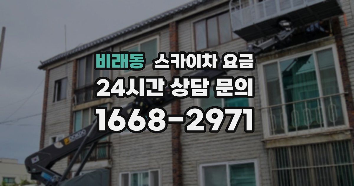 비래동 스카이차 요금