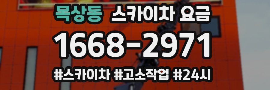 목상동 스카이차 요금