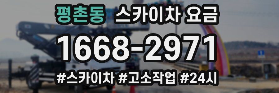 평촌동 스카이차 요금