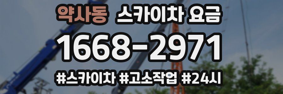 약사동 스카이차 요금