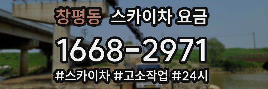 창평동 스카이차 요금