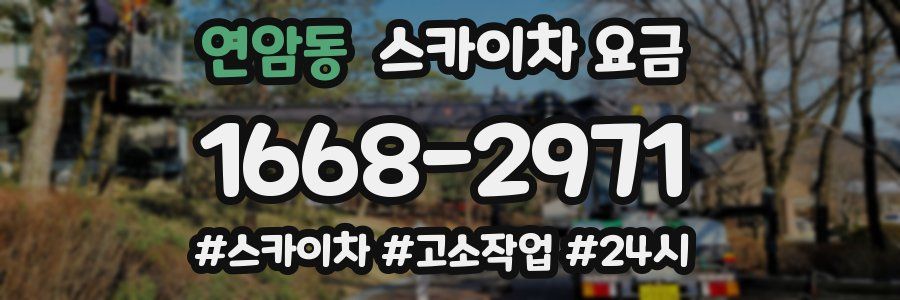 연암동 스카이차 요금