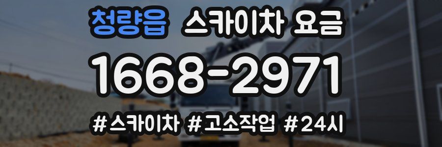 청량읍 스카이차 요금