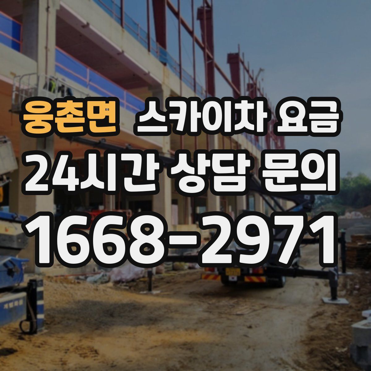 웅촌면 스카이차 요금