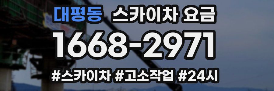 대평동 스카이차 요금