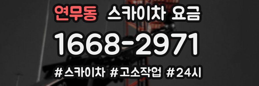 연무동 스카이차 요금