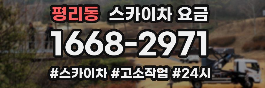 평리동 스카이차 요금