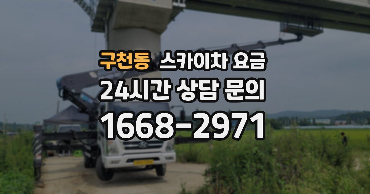 구천동 스카이차 요금