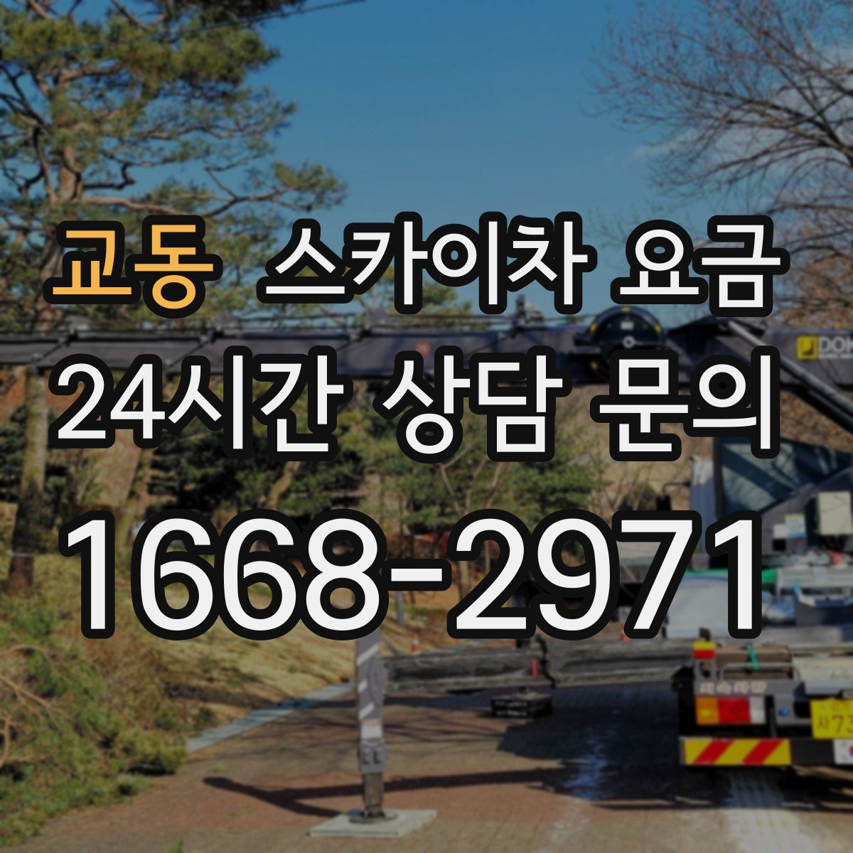 교동 스카이차 요금