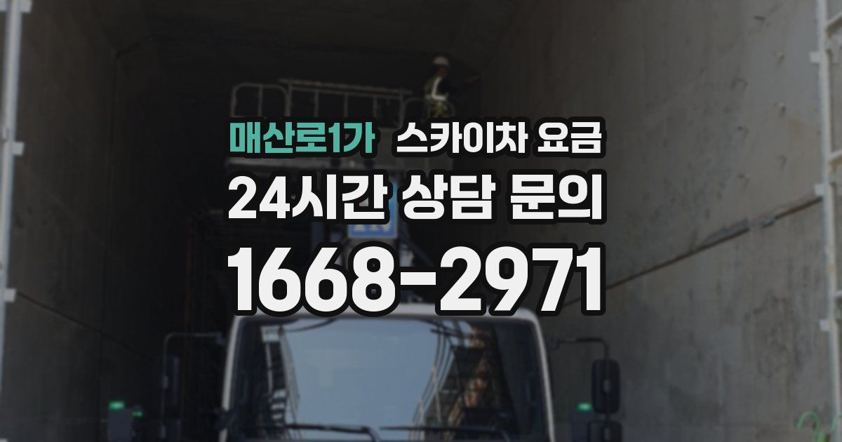 매산로1가 스카이차 요금